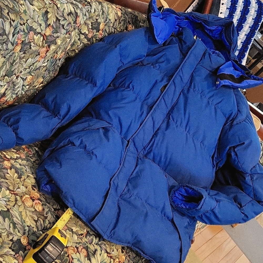 Marmot Mountain Works, Men's L, Goose Down Jacket Blue Excellent condition